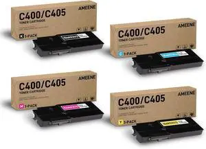 VersaLink C400/C405 Toner Cartridge Set (4-Pack, Black / Cyan / Magenta / Yellow), 106R03512 106R03513 106R03514 106R03515 Replacement for Xerox VersaLink C400 C400D C400DN C405 C405D C405DN Printers