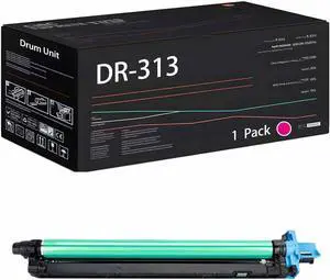 DR-313 Drum Unit Compatible with Konica Minolta bizhub 308 368 458 558 C258 C308 C368 C458 C558 C658 Printers, High Yield 130000 Pages (1 Pack Magenta)