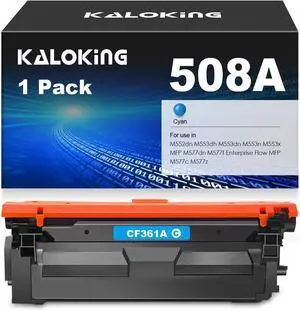 KALOKING Remanufactured 508A 1 Pack High Capacity Toner Cartridge Compatible Replacement for HP 508 A 508X 508 X CF361A for M552dn M553dh M553n M577c M577z M577dn M577f Printer