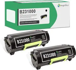 B231000 Black Toner Cartridge(2-Pack) - Compatible Replacement for Lexmark B231000 Toner Cartridge Work for B2650dn B2338dw B2442dw B2546dw B2650dw MB2338adw Printer