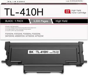 TL-410H TL410H Toner Cartridge (1 Pack, Black) - Lovn Compatible TL 410H Black Toner Cartridge (Up to 3,500 Pages) Replacement for Pantum M7102DW P3302DW P3312DW M7200FDW P3300DN M6800FDW Printer