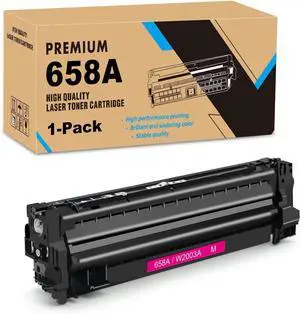 Remanufactured 658A 658 A Toner Cartridge Replacement for HP 658A 658X 658 X W2003A for M751 M751n M751dn Printer (1 Magenta )