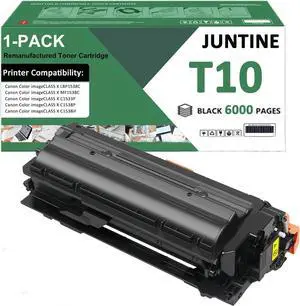 T10 Toner Cartridge Replacement for 4563C001 Black High Yield Toner Cartridges Compatible with Canon Color imageCLASS X LBP1538C MF1538C C1533P C1538P C1538iF Printer(1-Pack,Black)