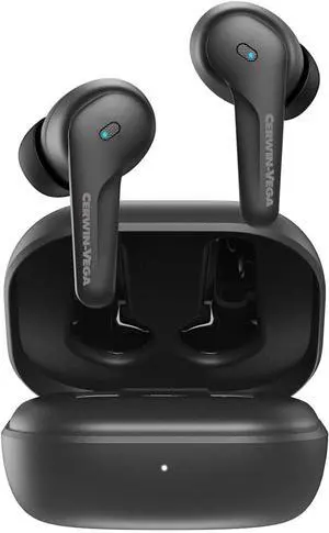 CERWIN-Vega! Wireless Earbuds - Eb1 - Bluetooth Ear Buds Sound Active Noise Cancellation, Best Earbuds for Gaming, Workout, Running, Sports