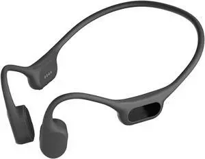 Docooler Bone Conduction Headphones for Swimming Running, 12H Playtime BT5.4 IPX8 Water Proof, Open Ear Sport Headset with 32GB MP3 Player & Earplugs (Black)