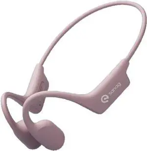 YODZ Bone Conduction Headphones Wireless Sports Headset Bluetooth 5.0 Open Ear HiFi Stereo IPX67 Waterproof Earphone Noise Reduction with Mic, for Sports and Games,Pink