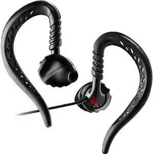 Yurbuds Ironman Focus Behind The Ear Performance Earloop Fit Sport Earphones, Black - 10200 (Bulk Packaging)