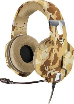 Audifono Diadema Gamer Trust Gxt 322d Carus Desert Camo