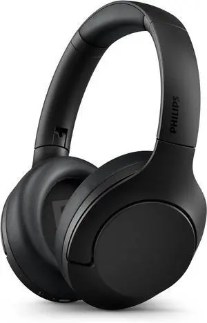 PHILIPS H8506 Over-Ear Wireless Headphones with Noise Canceling Pro (ANC) and Multipoint Bluetooth Connection, 60 Hours Playtime, (TAH8506BK/00),Black