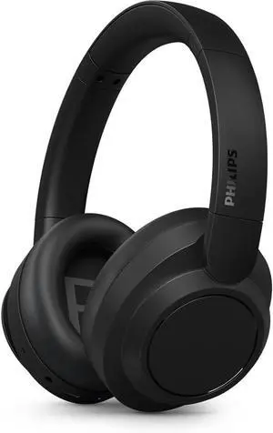 PHILIPS H6509 Wireless Headphones, Over-Ear Bluetooth 5.3 Headphones with Noise Canceling Pro, Dynamic Bass, 70H Battery Life, Fast Charging, Soft Ear Cups, Multipoint Connectivity, App Control