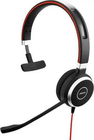 Jabra Evolve 40 MS Professional Wired Headset Mono  Telephone Headset for Greater Productivity, Superior Sound for Calls and Music 3.5mm Jack/USB Connection MS Optimized