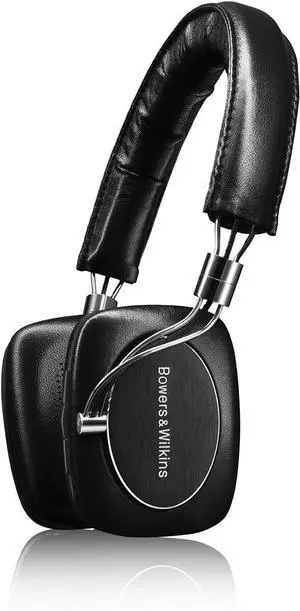 Bowers & Wilkins P5 Wireless Bluetooth On-Ear Headphones, Black
