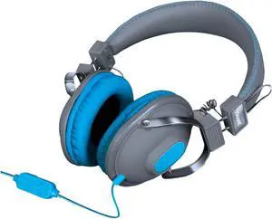 iSound HM-260 Dynamic Stereo Headphones with in-line Mic and Volume controls (blue)