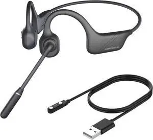 MONODEAL DG10 Pro Bone Conduction Headphones & Replacement Charging Cable