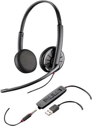 Plantronics 204446-21 Wired Headset, Black