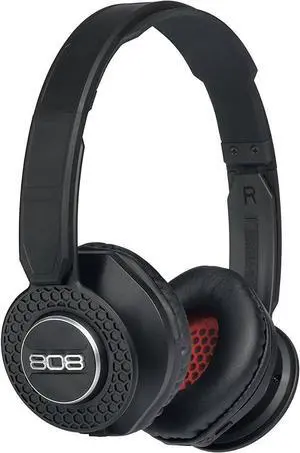 808 Audio Shox On-Ear Bluetooth Headphones HPA150BK