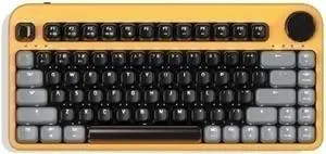 Azio IZO Wireless BT5/USB PC & Mac Mechanical Keyboard, Pre-Lubed Red Switches, Golden Iris (IK412)