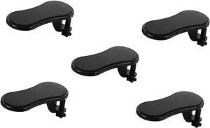 NUOBESTY 5pcs Ergonomic Desk Arm Rest Keyboard Wrist Support Bracket Computer Wrist Rest for Desk