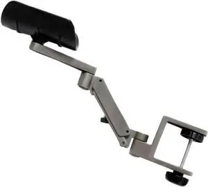 NUOBESTY Ergonomic Adjustable Arm Support Mouse Pad with Wrist Support Aluminum Computer Bracket for Enhanced Comfort and Pain Relief for Office and Gaming Use Grey