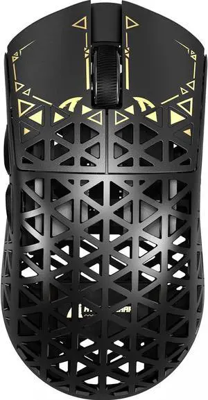 ATTACK SHARK R5Ultra 8K Carbon Fiber Wireless Gaming Mouse with 42000 DPI -PAW3950 MAX Sensor -39g Ultra-Lightweight-Nordic 52840 MCU Chip-Wired/BT/2.4GHz Wirelss Programmable Mouse for PC/Mac (Black)