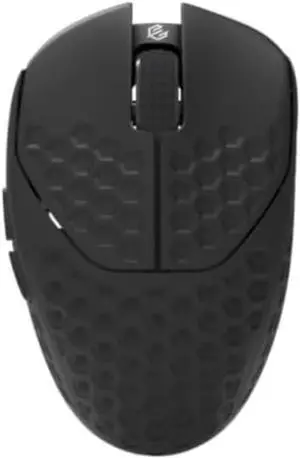GWolves HTR Lightweight Wireless Fingertip Grip Gaming Mouse,~28Gram,8K-Report,Low Latency,PAW3395 26,000CPI,Nrf52840 CPU,6 Programmable Btns,On-Board Memory,PC/Mac and Laptop(No-Honeycomb, Black)