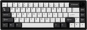 EPOMAKER Galaxy65 Wireless QMK/VIA Mechanical Keyboard, Ball-Catch Anodized Aluminum Custom Keyboard, Pre-Lubed Hot-Swappable Switch, RGB Backlit, Rotary Knob, 2.4Ghz/BT/Type-C (Black)