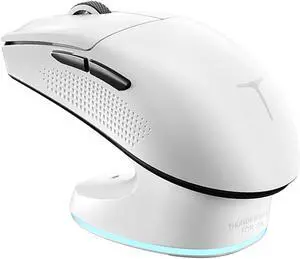 Thunderobot ML903 4K Souris Gamer Sans Fil avec Station de Charge RGB, Capteur Optique de 26 000 DPI,PAW3395,Longue Durée de Vie de la Batterie, Souris Ergonomique Sans Fil Pour PC, Mac