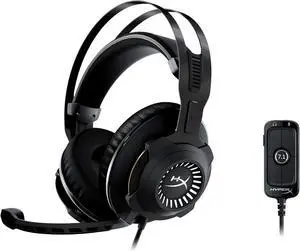 HyperX Cloud Revolver - Gaming Headset with HyperX 7.1 Surround Sound, Signature Memory Foam, Premium Leatherette, Steel Frame, Detachable Noise-Cancellation Microphone