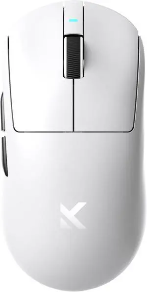 MCHOSE A7 Ultra Wireless Gaming Mouse, Tri-Mode Connection, 59 Grams, PAW3950 42K DPI Sensor, Wired/Wireless Dual 8K Polling, 130 Hour Battery Life - White