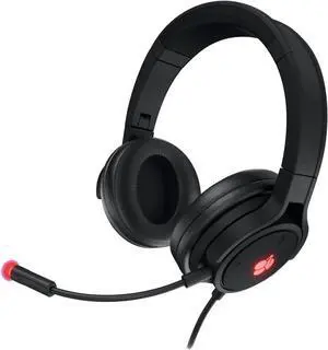 Cherry HC 2.2 Wired Headset for Gaming & Multimedia USB 7.1 Surround Sound Detachable Microphone Black 7 Foot Long Cord.