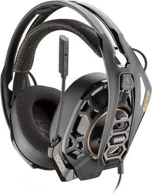 RIG 500 PRO HS Officially Licensed PlayStation Competition-Grade Headset with RIG Audio Dial for PS4, PS5, PC - 50mm Speaker Drivers - Flip to Mute Noise Canceling Mic