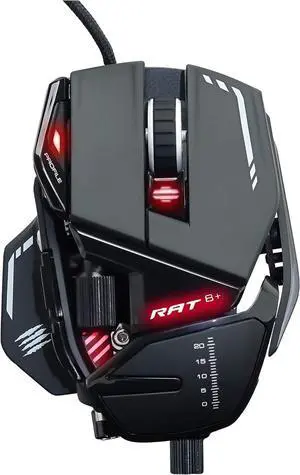 MAD CATZ R.A.T. 8+ Gaming Mouse (USB/Black/16000dpi/11 Buttons) - MR05DCINBL000-0