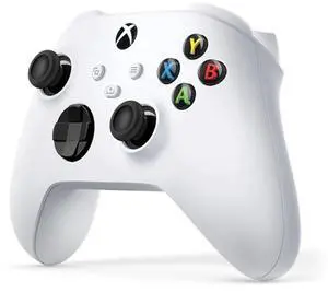 Xbox Core Wireless Gaming Controller  Robot White  Xbox Series X|S, Xbox One, Windows PC, Android, and iOS