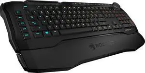 ROCCAT Horde Aimo - Membranical RGB Gaming Keyboard, Aimo LED Illumination, Improved Island Key Layout, Quick-Fire Macro Keys, Configurable Tuning Wheel, USB, Black