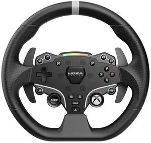 MOZA ESX Steering Wheel for PC & Xbox Universal 11 Inches Alloy Material Racing Game Controller,officially Licensed by Microsoft