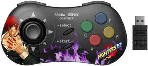 8Bitdo NEOGEO Wireless Controller for Windows, Android, and NEOGEO mini with Classic Click-Style Joystick - Officially Licensed by SNK (Iori Yagami Edition)