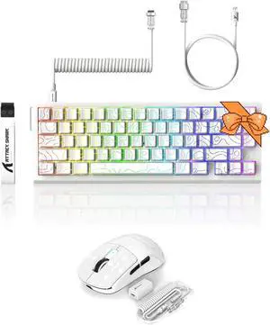 ATTACK SHARK R6 Gaming Mouse & X68 HE Magnetic Switch Keyboard