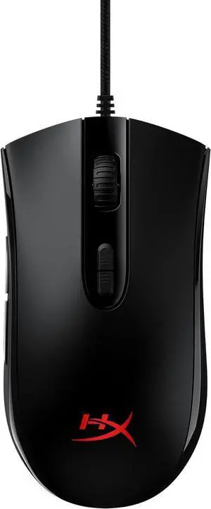 HyperX Pulsefire Core - RGB Gaming Mouse, Software Controlled RGB Light Effects & Macro Customization, Pixart 3327 Sensor up to 6,200DPI, 7 Programmable Buttons, Mouse Weight 87g,Black