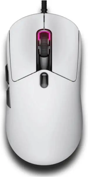 Cougar Minos Neo RGB Wired Gaming Mouse - 63g Ultra-Light, Symmetrical Design, PAW 3327 6200 DPI Optical Sensor, 1000Hz Polling Rate, Windows-Compatible, White