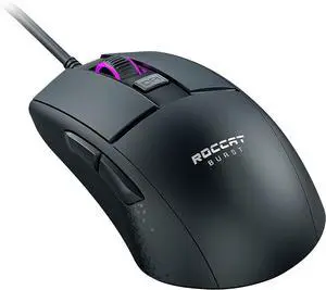 Roccat Burst Core - Extreme Lightweight Optical Core Gaming Mouse (high Precision, Optical Sensor 8,500 dpi, only 68g, Designed in Germany), Black ROC-11-750