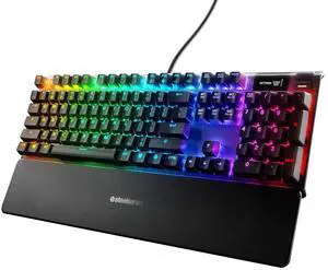 SteelSeries Apex 7 - Mechanical Gaming Keyboard - Oled Smart display - Brown Switches - American Qwerty Layout (Us) (PS4)
