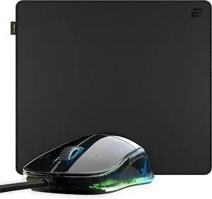 ENDGAME GEAR XM1 RGB Dark Reflex Programmable Gaming Mouse Bundle with MPC 450 Stealth Edition Black Cordura Gaming Mouse Pad