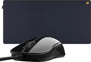 ENDGAME GEAR XM1r Dark Reflex Programmable Gaming Mouse Bundle with MPC 890 Navy Blue Cordura Gaming Mouse Pad