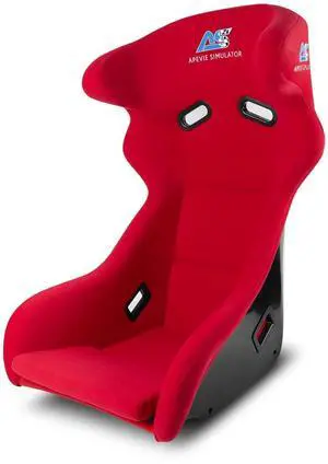 Sim Racing Seat - Ultimate Universal AS-M3 Simulator with Breathable Fabric (Red)