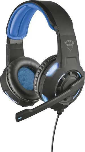 Trust Gaming GXT 350 Radius 7.1 PC and Laptop Gaming Headset - Black/Blue