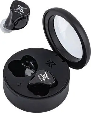 Linsoul KZ Xtra Bluetooth 5.4 Wireless in-Ear Buds, 10mm DD Driver IEM, Gaming Earbuds, Sports Earphones, Built-in CVC HD Noise Cancellation Microphone, 55ms Ultra-Low Latency with Charging Case