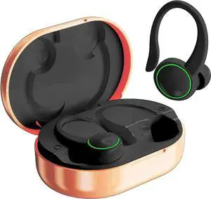 Wireless Earbuds, Bluetooth Headphones 5.4, Over-Ear Buds with ENC Noise Cancelling Mic, Deep Bass Headset with Earhooks, IP7 Waterproof Fitness Earphones Sports