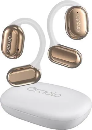 Oraolo OE03 Open Ear Headphones, Bluetooth 5.3 Wireless Headphones with Dual Large Driver, Open Ear Earbuds with Immersive Stereo Sound, Clear Talk, 30H Playtime, Waterproof Sport Earbuds for Running