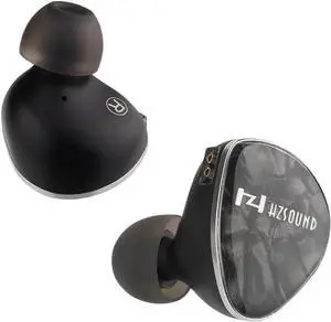 Kinboofi HZSOUND Luna in Ear Monitor Headphons for Singers, HiFi Quality Wired Earbuds No Micphone, Sport Noise Isolation Wried Headphone with Detachaable 2pin Cable for Audiophile Musician