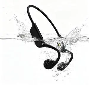 Bone Conduction Swimming Headphones: IPX8 Waterproof MP3 Player, Open-Ear Bluetooth 5.4 Wireless Earbuds for Swimming, Running & Cycling